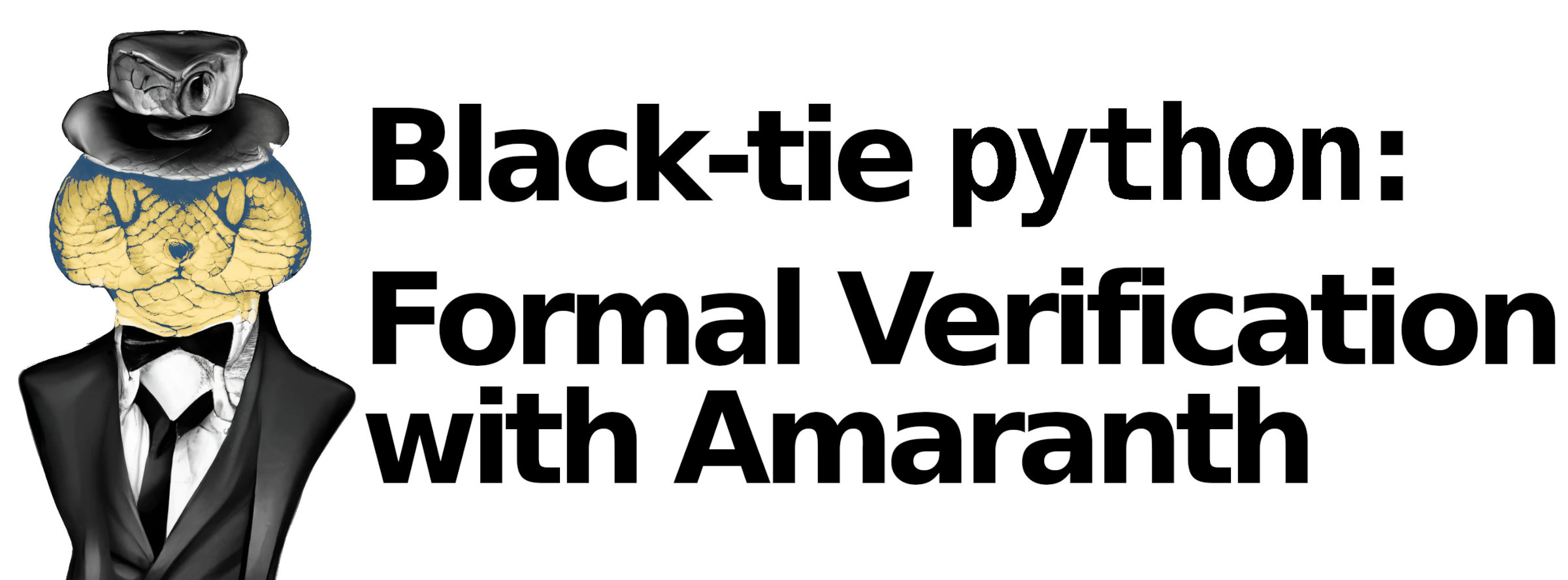 Black-tie Python: Formal Verification with Amaranth
